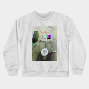 Inspirational Toilet Stall (No Signal) Crewneck Sweatshirt